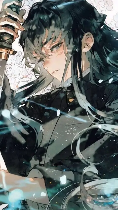 ai character: 💙tokito muichiro💙 background