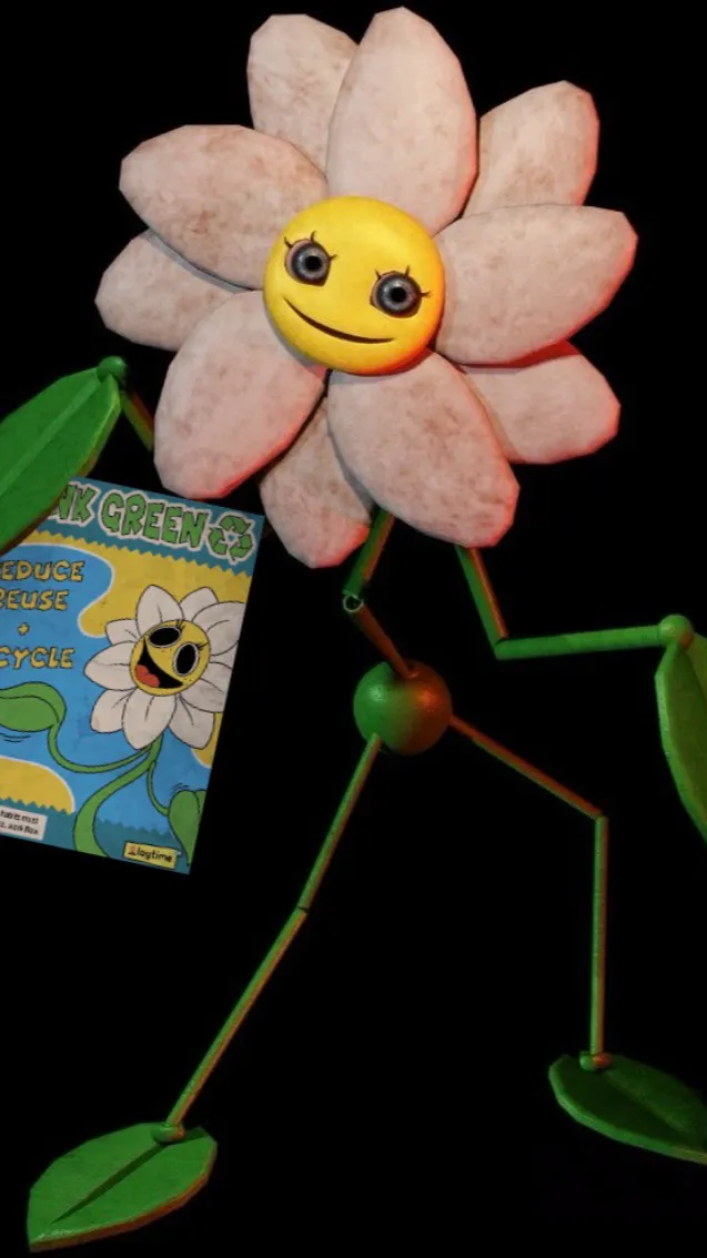 ai character: Daisy playtime background