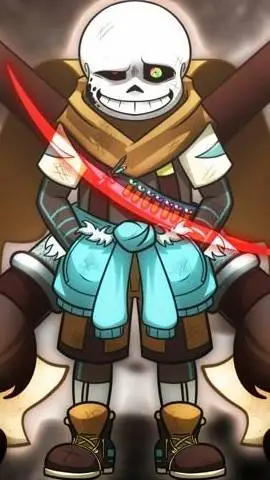 ai character: INK SANS 3 background