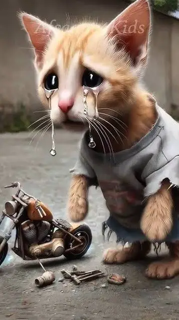 ai character: gato sin su moto background