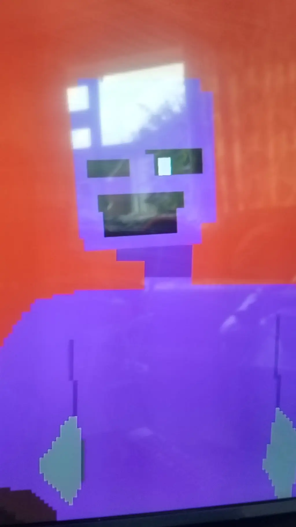 ai character: purple guy background