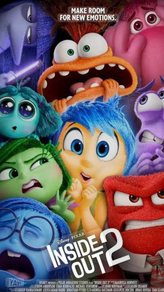 ai character: Inside Out 2!  background