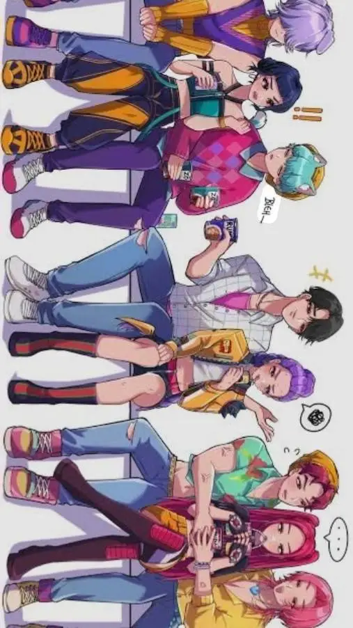 ai character: Saja Boys & Hutrix background