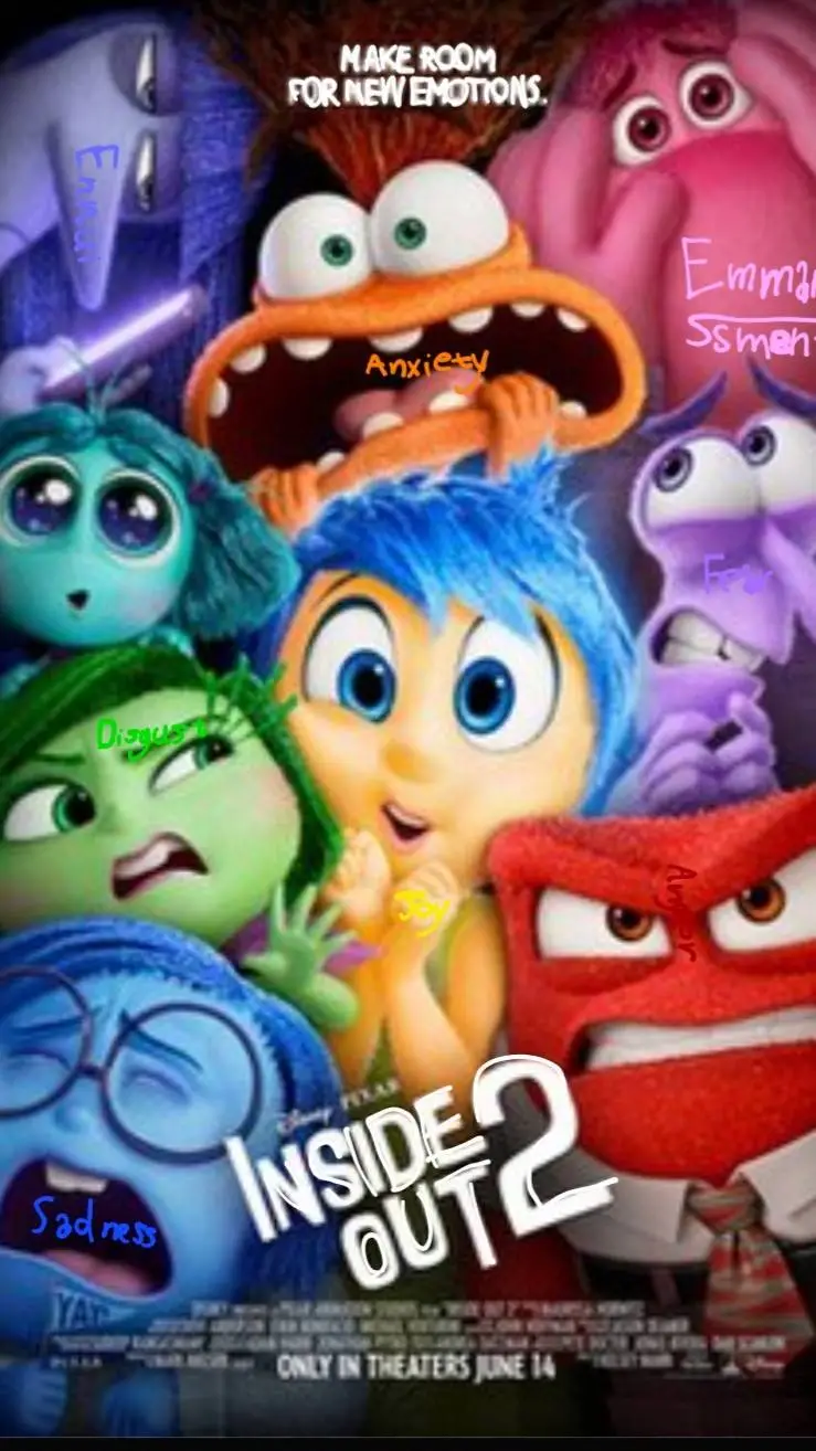 ai character: Inside Out 2 background