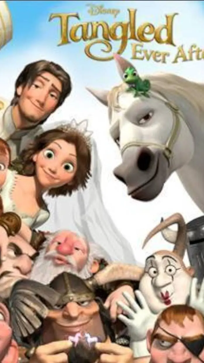 ai character: Tangled Ever After background