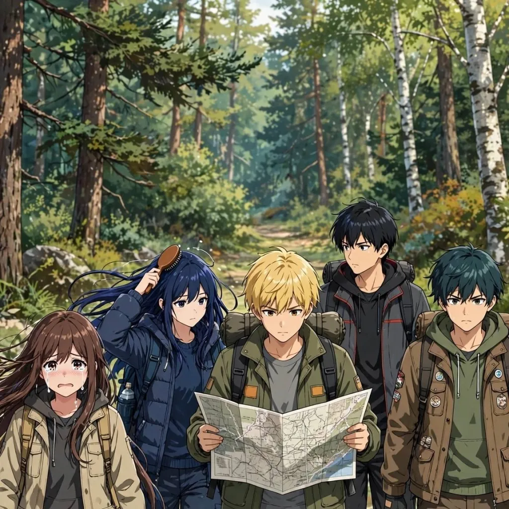 chat with ai character: perdidos en bosque