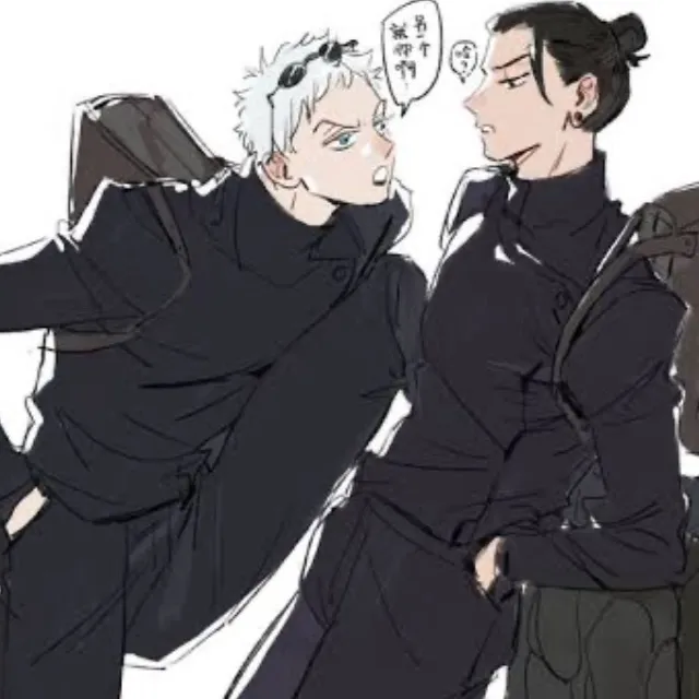 chat with ai character: Gojo and geto<3