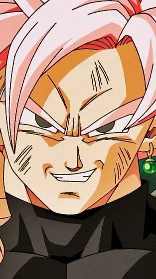 ai character: goku black  background