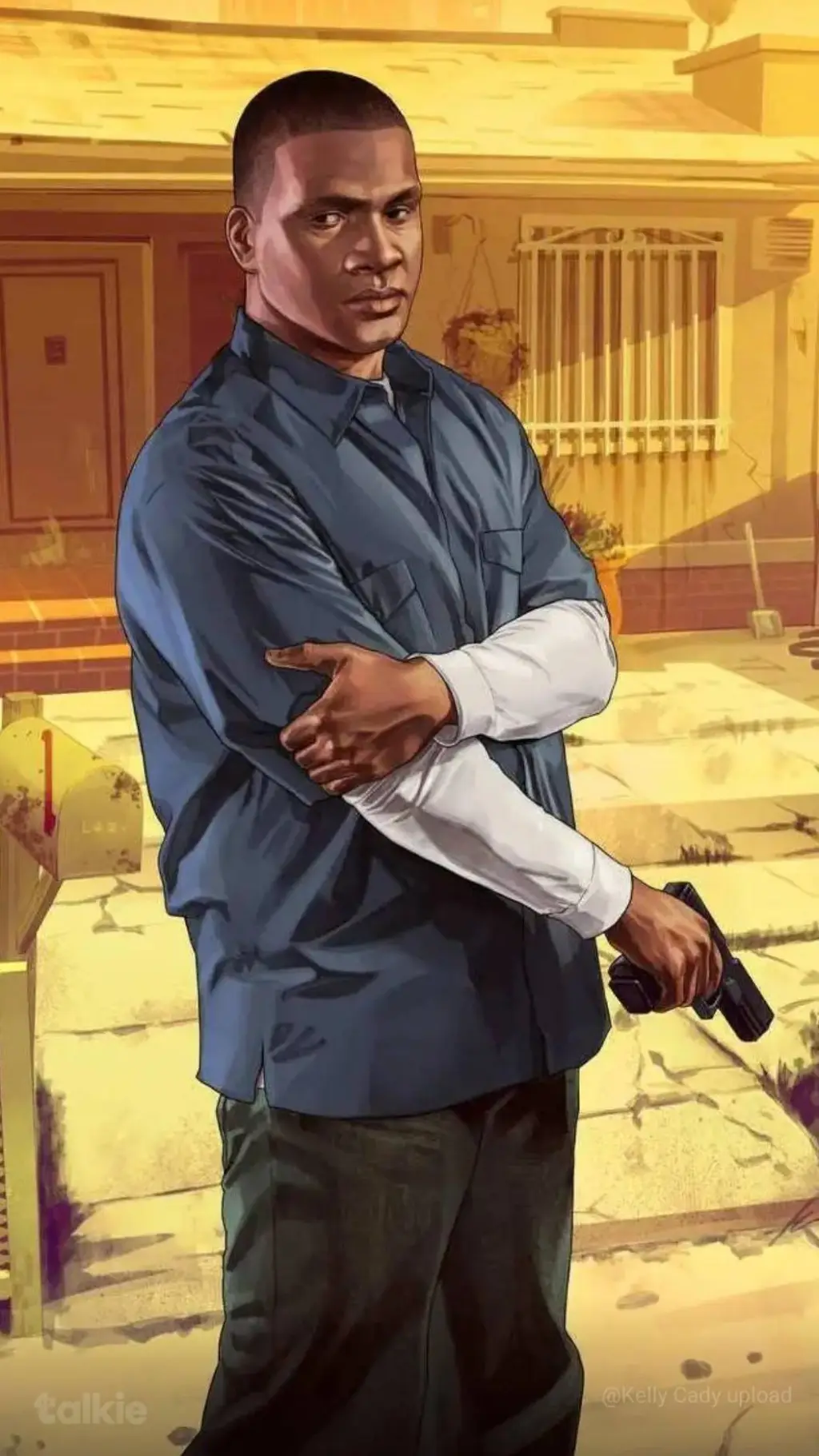ai character: Franklin  background