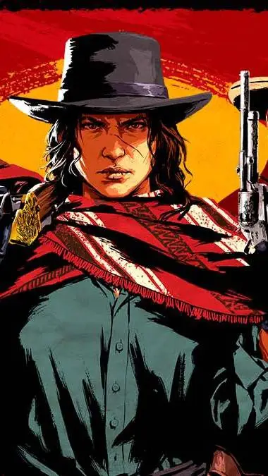 ai character: red dead online  background