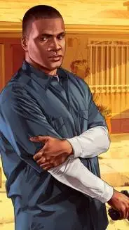 ai character: Franklin Clinton  background