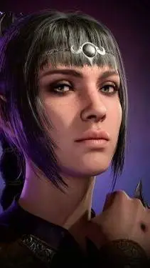 ai character: Shadowheart BG3 background