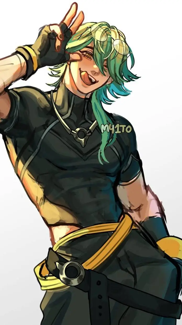 ai character: 💚Ezreal💚 background