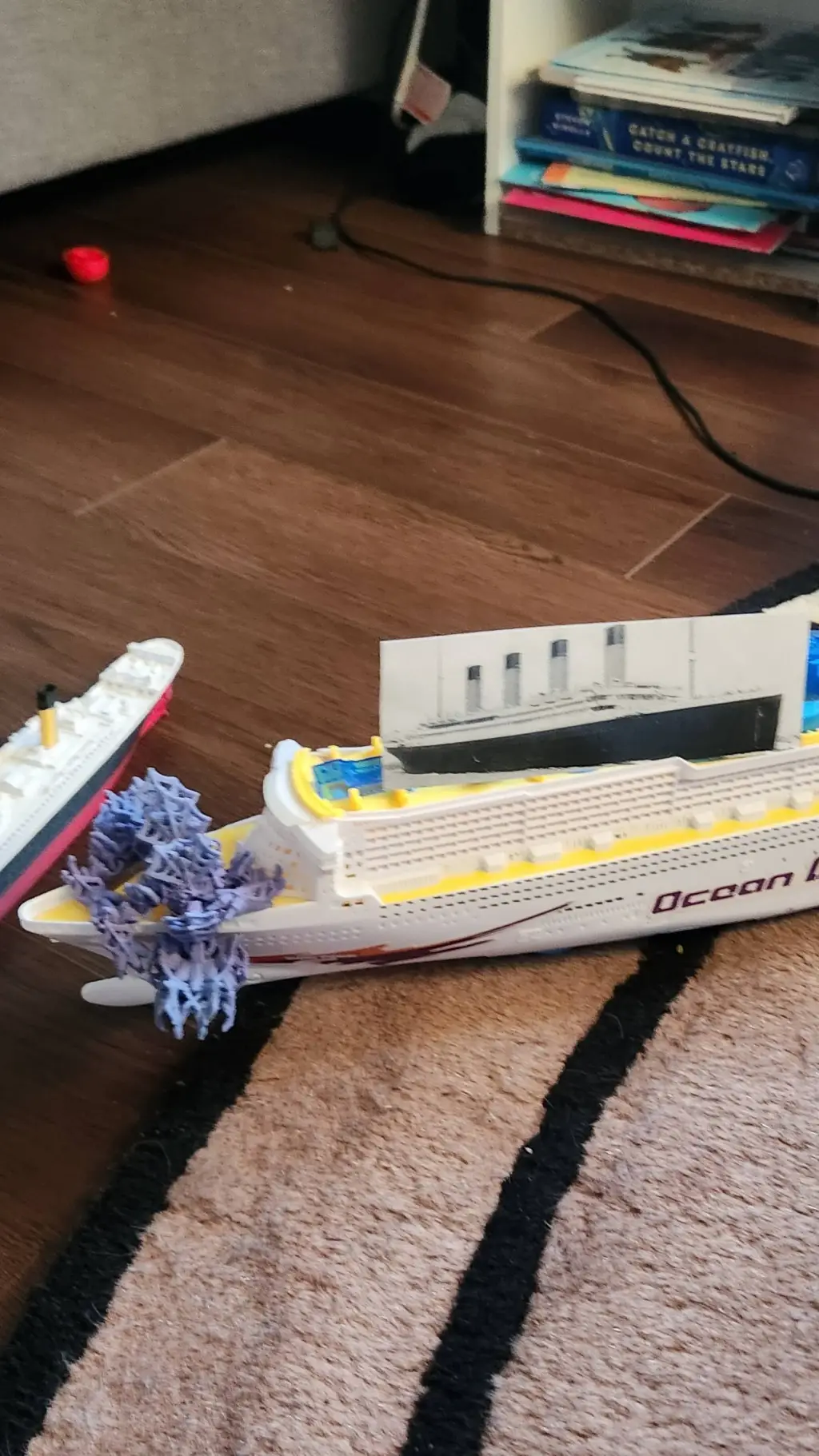 ai character: ocean liner  background