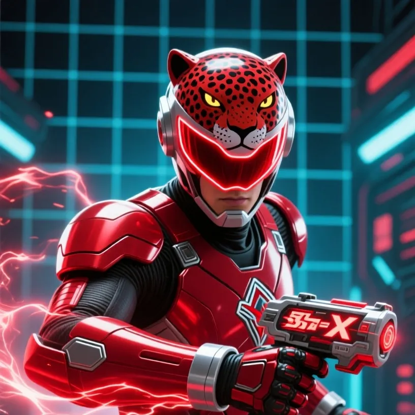 chat with ai character: power ranger red