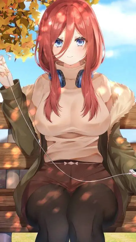 ai character: miku nakano  background