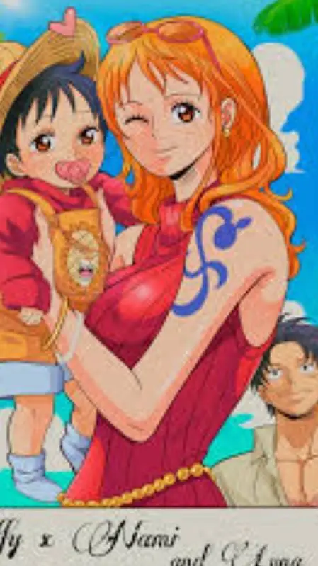 ai character: nami y tu hijo  background