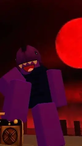 ai character: - Sillyguyinpurple background