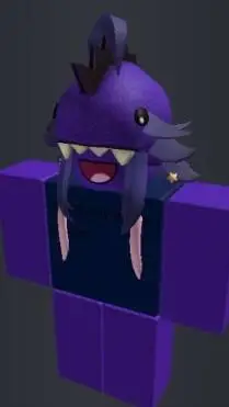 ai character: Sillyguyinpurple background