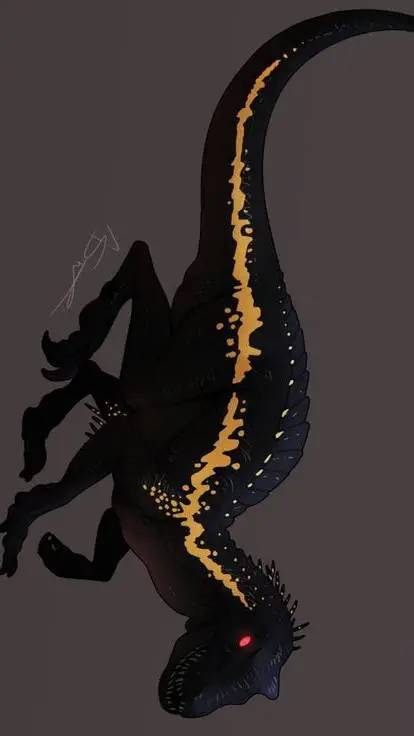 ai character: Indoraptor  background