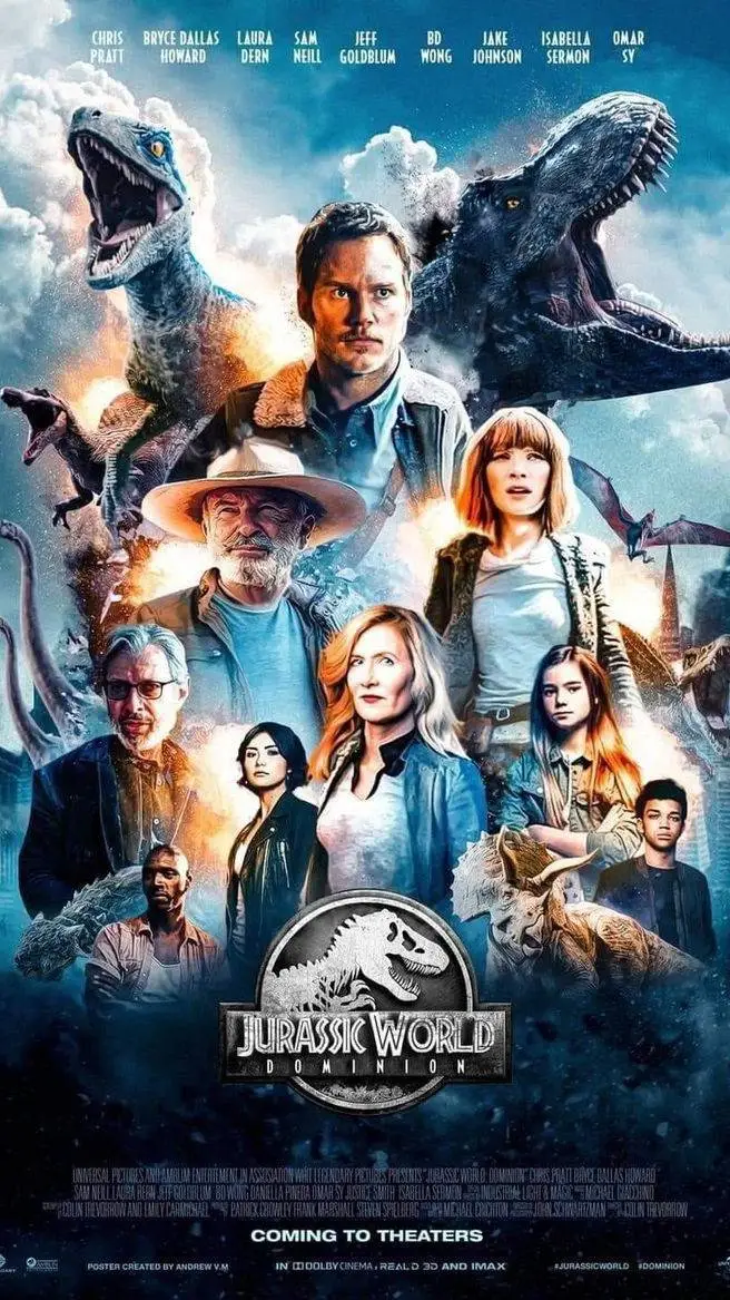ai character: Jurassic world  background