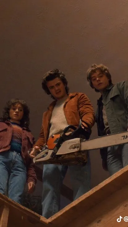 ai character: Stranger things background