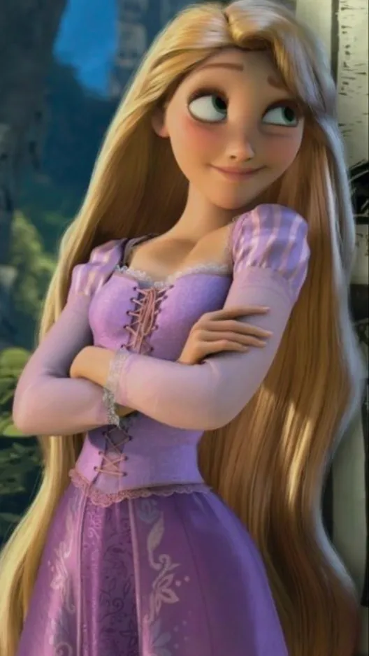 ai character: Rapunzel ￼ background