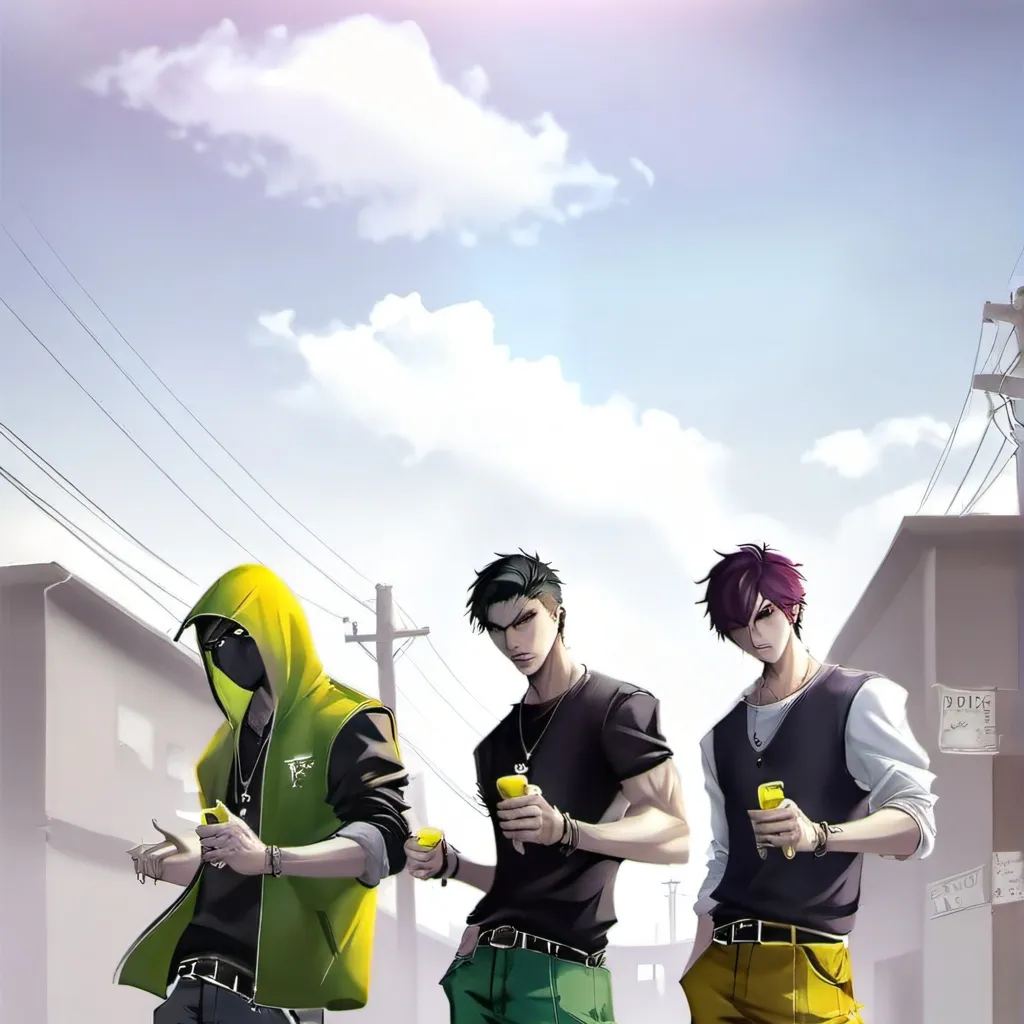 chat with ai character: three gang