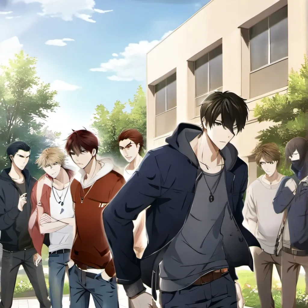 chat with ai character: gang school