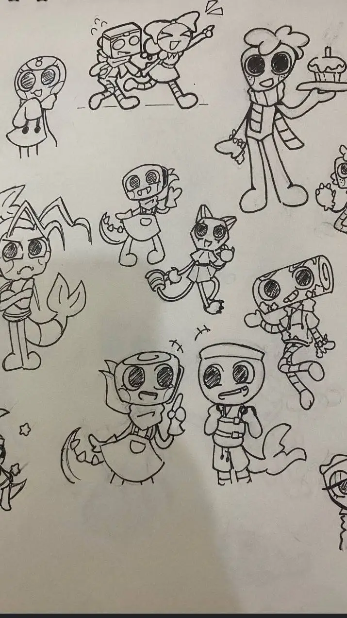 ai character: Dandys world  background
