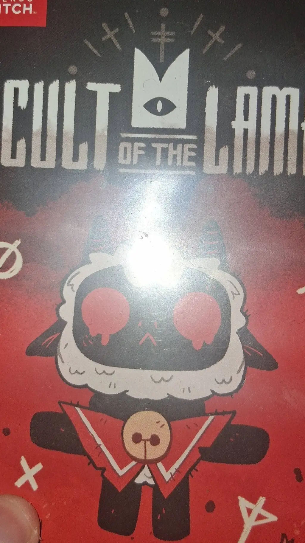 ai character: Cult of the lamb  background