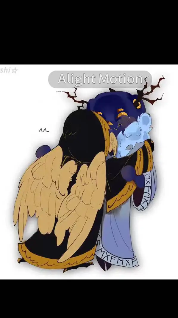 ai character: un simple abrazo.. background