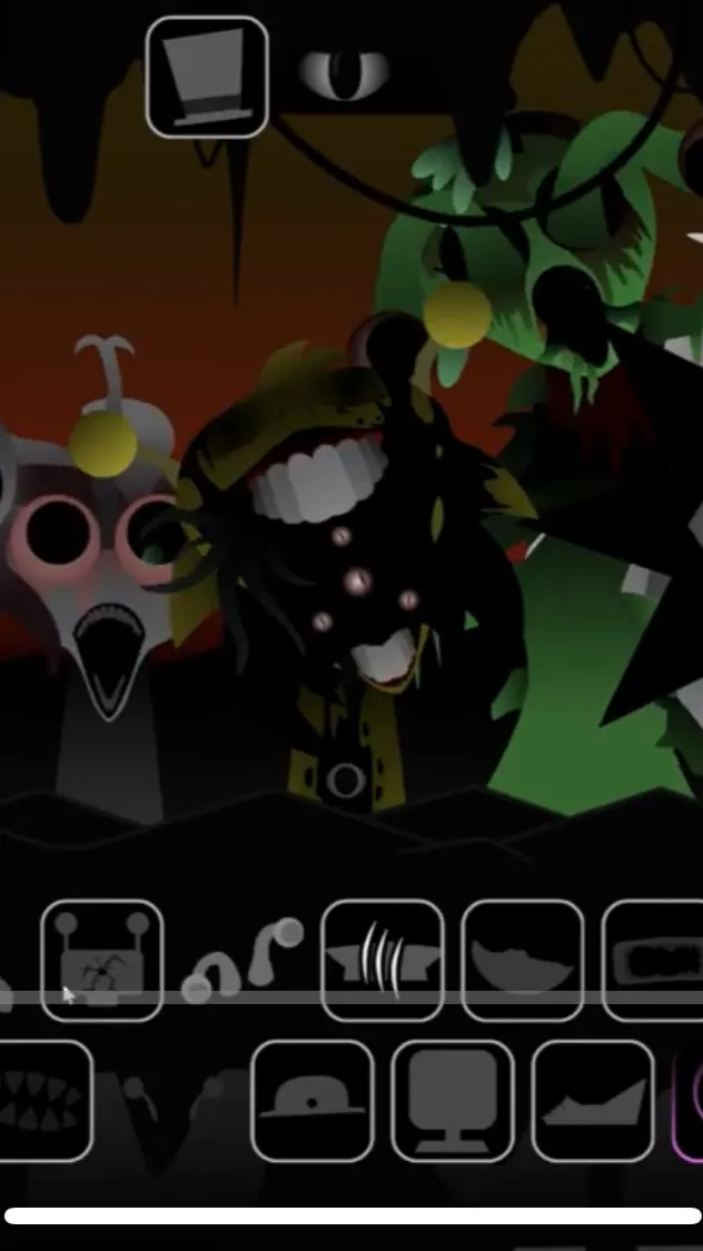 ai character: Sprunki decaybyday background