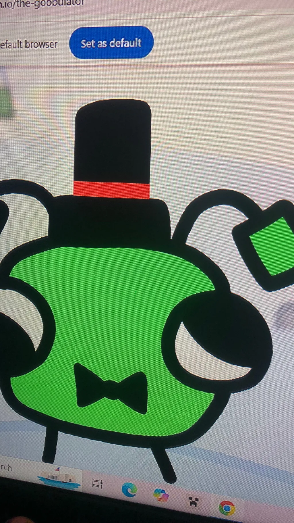 ai character: Magic gooblet background