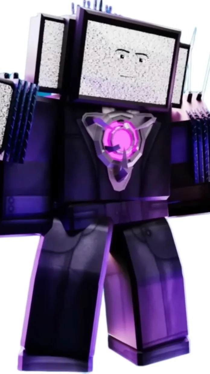 ai character: Titan tv man 2.0 background