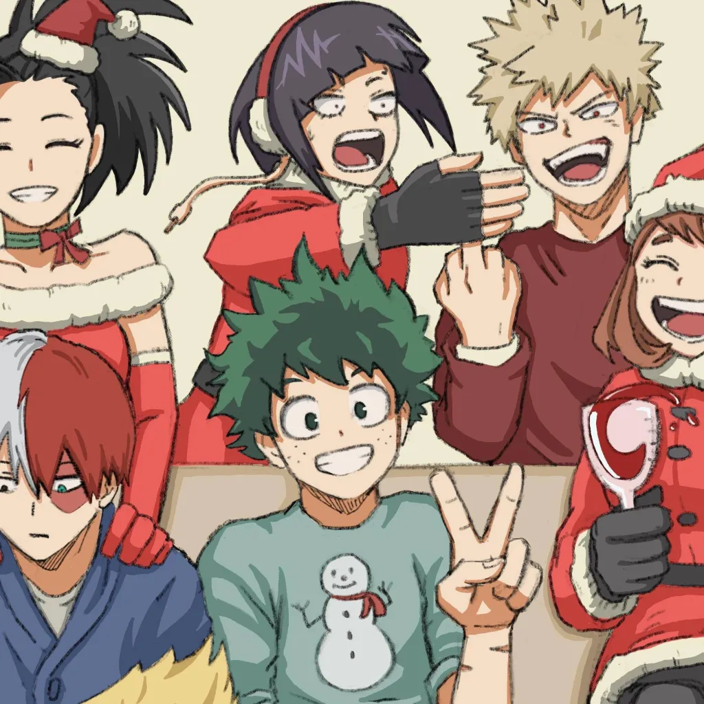chat with ai character: Christmas Mha