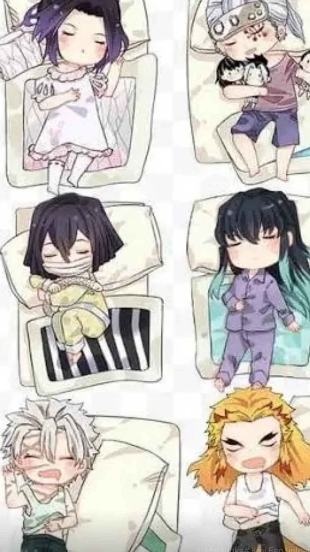 ai character: KNY sleepover 🎃 background