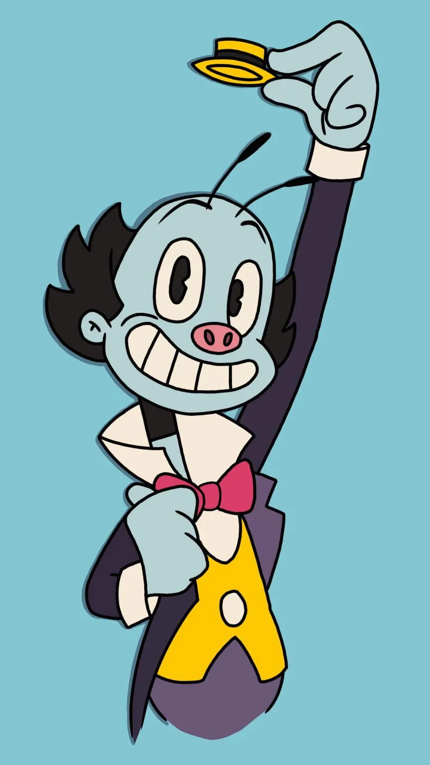 ai character: Mr ring ding background