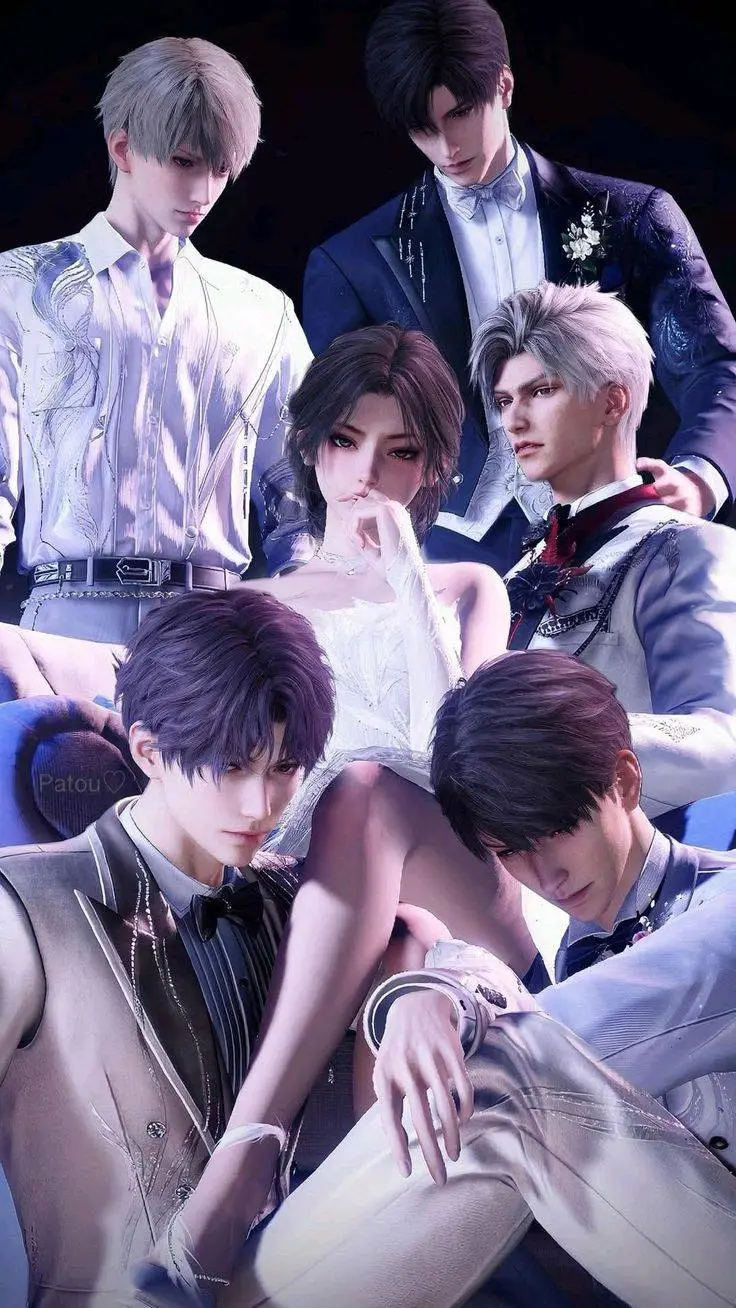 ai character: LOVE AND DEEPSPACE background