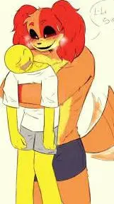 ai character: DOG DAY background