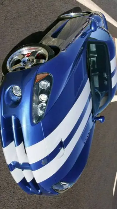 ai character: Dodge Viper; 😎😷.  background