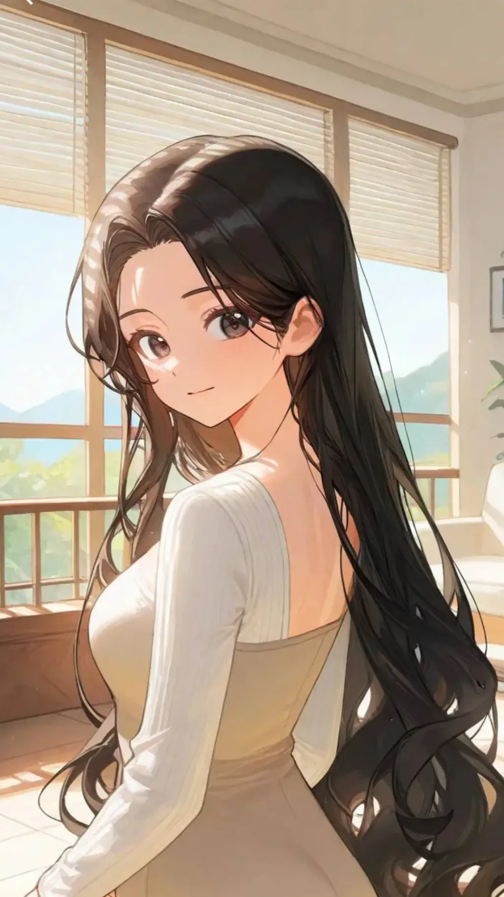 ai character: Luna background