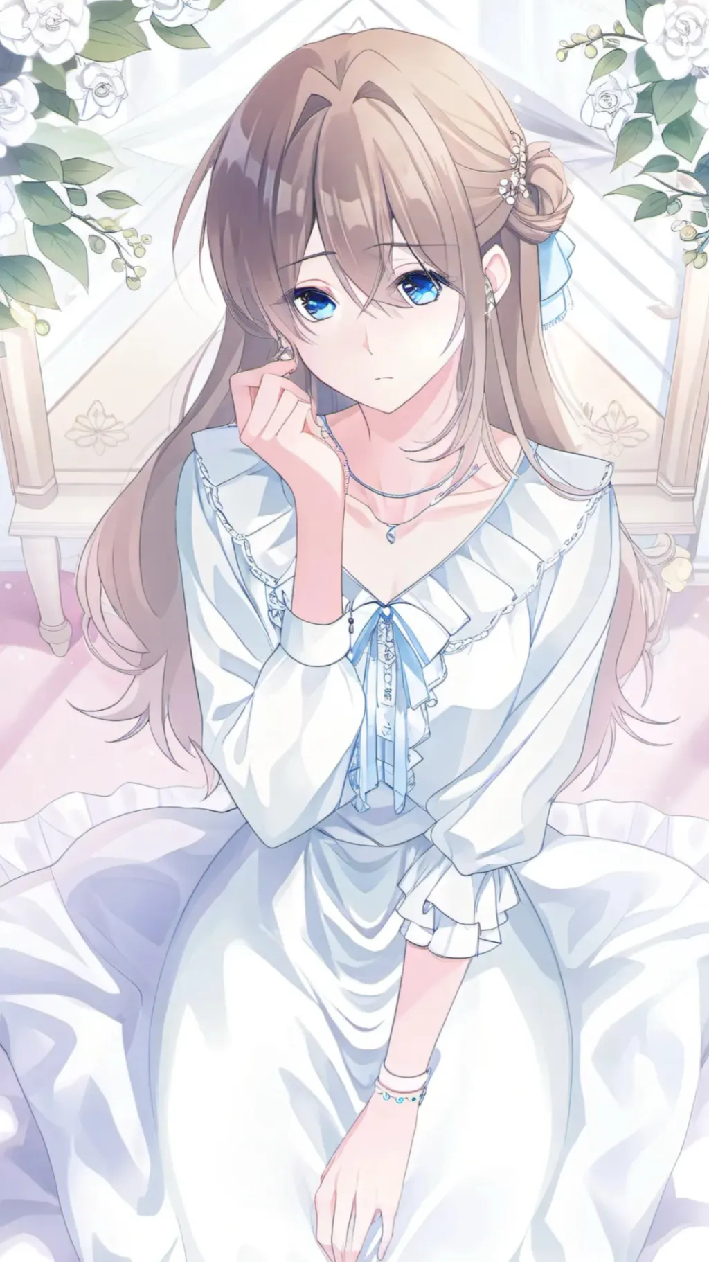 ai character: Natalie  background