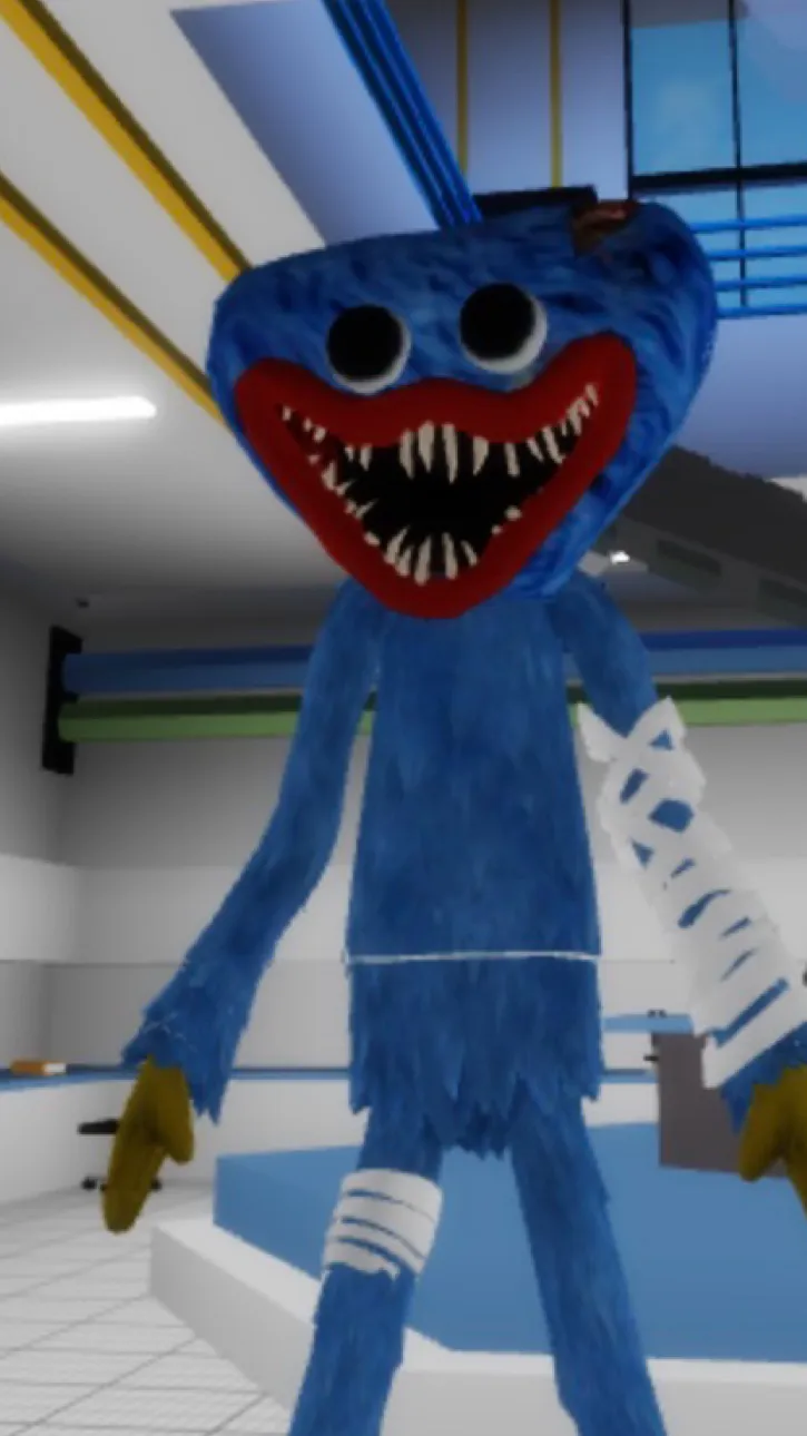 ai character: huggy Wuggy background