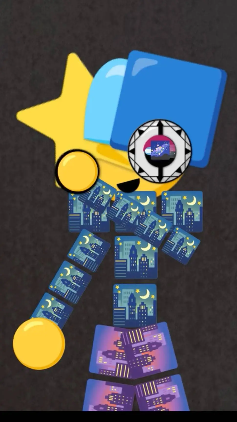 ai character: acxol shine background