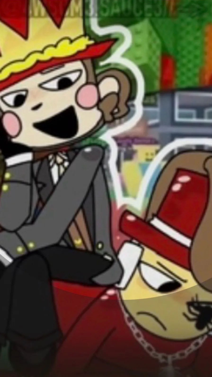 ai character: Sammy x jandel background