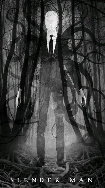 ai character: Slenderman  background
