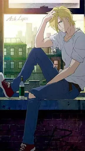 ai character: ash lynx background