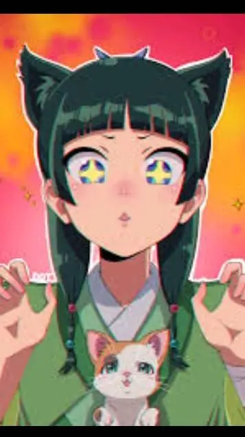 ai character: maomao  background