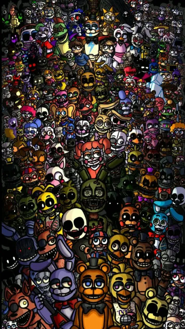 ai character: All fnaf (rework) background